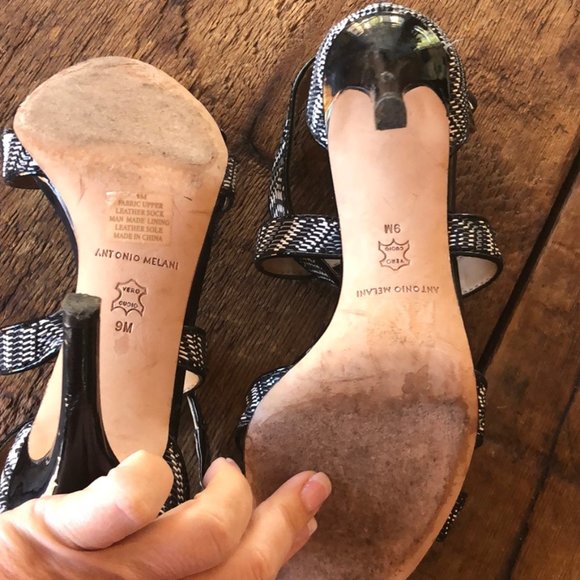 DONATED!! Antonio Melani white & black woven - Picture 6 of 8